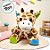 Girafa De Pelúcia - Bege e Laranja -18cm - 1 unidade - Rizzo - Imagem 1