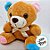 Urso De Pelúcia - Laranja - 18cm - 1 unidade - Rizzo - Imagem 3