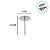 Armador de Flores de Metal Mod. Prego Pequeno - 5,5cm - 1 unidade - Mago - Rizzo - Imagem 2