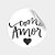 Adesivo Redondo Transparente "Com Amor" - 3x3cm - 30 unidades - Stickr - Rizzo - Imagem 1