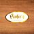 Adesivo Oval "Pudim" - Ref.2239 - Hot Stamping - 3x2cm - 100 unidades - Stickr - Rizzo - Imagem 1