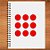 Adesivo Pontinho Vermelho - 1,5x1,5cm - 100 unidades - Stickr - Rizzo - Imagem 1