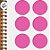 Adesivo Pontinho Rosa - 1,5x1,5cm - 100 unidades - Stickr - Rizzo - Imagem 2