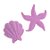 Molde de Silicone Concha com Cracas e Estrela do Mar Sednavar - Ref. 842 - 1 unidade - Flexarte - Rizzo - Imagem 2