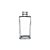 Frasco Para Perfumaria De Vidro Square - Transparente - Rosca 28/410 - 250ml - 1 unidade - Rizzo - Imagem 1