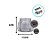 Pote De Vidro Sextavado - Rosca G63 - 170ml - 1 unidade - Rizzo - Imagem 2