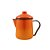 Leiteira Esmaltada Tradicional Nº 12 Para Derreter Velas  - Laranja - 1100ml - 18cm - 1 unidade - Rizzo - Imagem 1