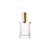 Frasco para Perfumaria de Vidro Retangular para Perfume - Spray e Tampa Dourado - 20ml - 1 unidade - Rizzo - Imagem 1