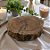 Bandeja Decorativa Tronco em Madeira Natural  - 25x23x4cm - 1 unidade - Rizzo - Imagem 1