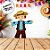 Boneco Articulado Decorativo De Festa Junina - Espantalho Azul - 68x84cm - 1 unidades - Regina - Rizzo - Imagem 5