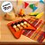 Bandeja Decorativa - Bandeira Laranja - 19x19cm - 1 unidade - Rizzo - Imagem 4