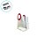 Sacola Transparente PVC com Alça Redonda de Couro Marsala - 23x27x11cm - 10 unidades - Rizzo - Imagem 6