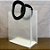 Sacola Transparente PVC com Alça Redonda de Couro Preto - 19x17x8cm - 1 unidades - Rizzo - Imagem 1