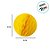 Enfeite Decorativo De Halloween - Globo Pop - Amarelo - 20cm - 1 unidade - Rizzo - Imagem 2