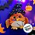 Coruja De Pelúcia De Halloween - Laranja - 27x25cm - 1 unidade - Rizzo - Imagem 3
