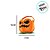 Enfeite Decorativo De Halloween - Cestinha Abóbora - 12x9cm - 3 unidades - Rizzo - Imagem 2