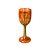 Taça Para Festa - Laranja Com Mão Dourada - Halloween - 1 unidade - Rizzo - Imagem 1