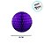 Globo de Papel Colmeia - Roxo - 30x30cm - 1 unidade - Rizzo - Imagem 2