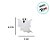 Enfeite Decorativo De Halloween - Aplique Fantasma - 5x4,5cm - 10 unidades - Rizzo - Imagem 2