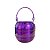 Baldinho de Halloween com Alça - Caldeirão Roxo - 18x11cm - 1 unidade - Rizzo - Imagem 1