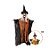 Enfeite Decorativo De Halloween Com Luz - Bruxa - 90x20cm - 1 unidade - Cromus - Rizzo - Imagem 1