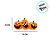 Enfeite Decorativo De Halloween - Trio De Abóbora Irmãos Moranga Alfa - 25x50cm - 1 unidade - Rizzo - Imagem 3