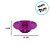 Boleira De Plástico - Roxo Cristal - 22x8cm - 1 unidade - Rizzo - Imagem 2