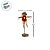 Enfeite Decorativo de Festa Junina Espantalha Cangaço com Base Rústica - Marrom - 35cm - 1 unidades - Rizzo - Imagem 4