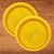 Bandeja Decorativa Girassol - Amarelo - 25,5x25,5cm - 1 unidades - Só Boleiras - Rizzo - Imagem 1