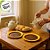 Bandeja Decorativa Girassol - Amarelo - 25,5x25,5cm - 1 unidades - Só Boleiras - Rizzo - Imagem 5