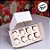 Caixa Transporte Com Berço Para 8 Cupcakes - Branco - 34x16x10cm - 5 unidades - Rizzo - Imagem 4