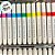 Marcador Acrílico Para Colorir - Blister 24 Cores - 13cm - 24 unidades - Rizzo - Imagem 4