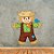 Boneco Articulado Decorativo De Festa Junina - Espantalho Verde - 62x79cm - 1 unidades - Regina - Rizzo - Imagem 1