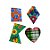 Adesivo De Roupa Retalhos - Festa Junina - 8cm - 4 unidades - Regina - Rizzo - Imagem 3