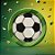 Prato de Papel Redondo - Futebol - 18,5x18,5cm - 8 unidades - Rizzo - Imagem 1
