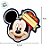 Convite Festa Mickey Mouse - 11x9cm - 8 unidades - Disney Original - Rizzo - Imagem 2