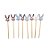 Pick Decorativo - Coelhinhos - 10,5cm - 10 unidades - Rizzo - Imagem 1