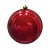 Bola De Natal Grande - Vermelha - 20cm - 1 unidade - Rizzo - Imagem 1