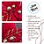 Poinsetia Decorativa de Natal - Vermelho e Dourado - 27cm - 1 unidade - Rizzo - Imagem 3