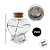 Potinho de Vidro Coração de Dia dos Pais com Rolha 70ml - 6cm x 7cm - 1 unidade - Rizzo - Imagem 2