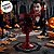 Taça Para Festa - Caveira Vermelha - Halloween - 1 unidade - Rizzo - Imagem 6
