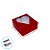 Caixa 4 Doces com Visor De Coração (7x7x3cm) Vermelho - 10 unidades - Assk - Rizzo - Imagem 3
