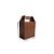 Caixa Sacolinha S2 (14x11x6cm) Marrom com Bolinhas Rosa - 10 unidades - Assk - Rizzo - Imagem 3