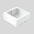 Caixa com Visor PC8 Branca - 8x8x4cm - 10 unidades - Rizzo - Imagem 1