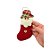 Enfeite Para Pendurar de Natal - Papai Noel Artesanal - Meia Vermelha - 14x10cm - 1 unidade - Rizzo - Imagem 2