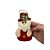 Enfeite Para Pendurar de Natal - Papai Noel Artesanal - Vermelho - 14,5x8cm - 1 unidade - Rizzo - Imagem 2