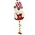 Enfeite Para Pendurar de Natal - Papai Noel Artesanal - Vermelho Branco - 20x8cm - 1 unidade - Rizzo - Imagem 3