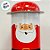 Lata De Metal De Natal - Papai Noel Feliz - 5,5x11cm - 1 unidade - Rizzo - Imagem 2