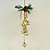 Enfeite Decorativo De Natal - Corda Com Sinos Brancos - 25cm - 1 unidade - Rizzo - Imagem 1