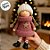Enfeite Decorativo De Natal - Anjo Sentado Rosa - 7x13x5cm - 1 unidade - Rizzo - Imagem 7